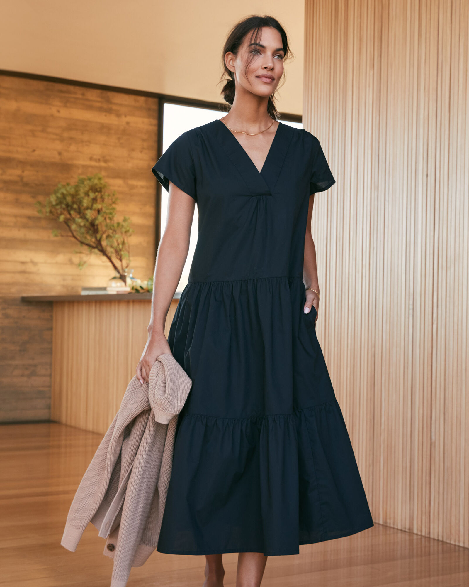 Organic Cotton Poplin Serenity Dress Haven Well Within