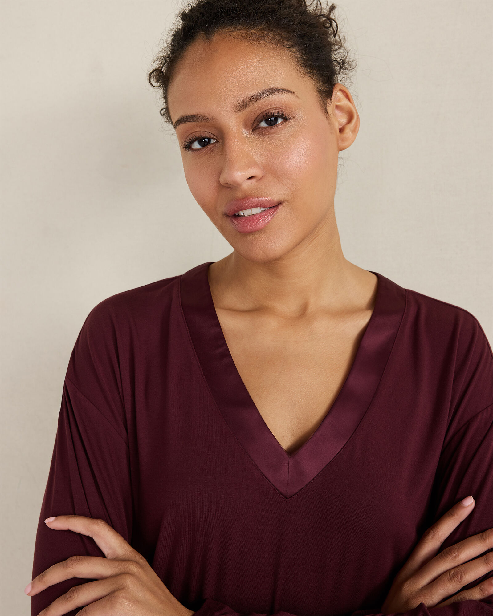 Calm &amp; Cool Long Sleeve Sleep Top