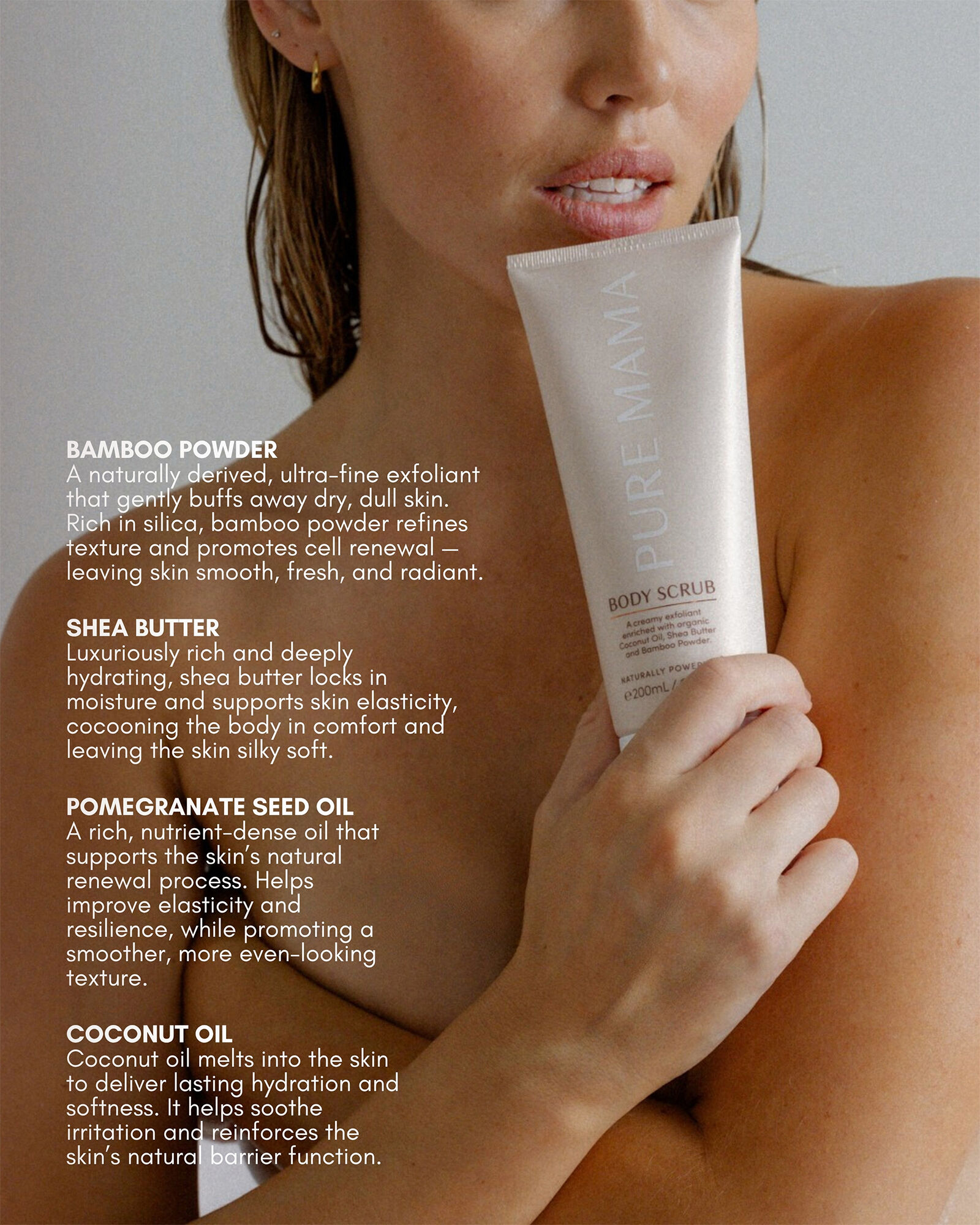 PURE MAMA Bump Scrub