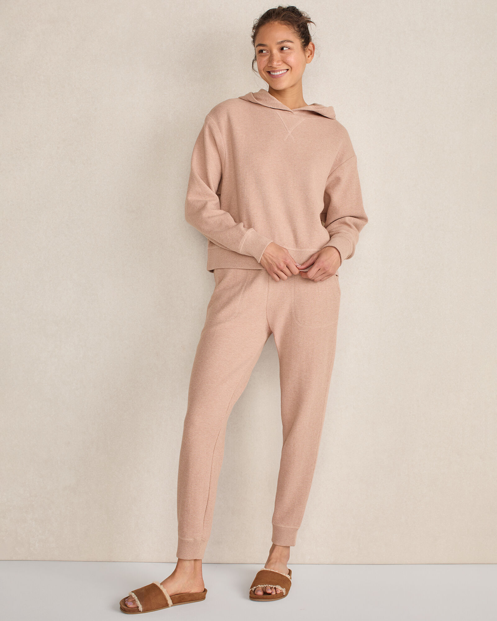 Resti Organic Cotton Waffle Jogger