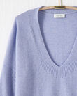 Pure Cashmere Relaxed V-Neck Sweater