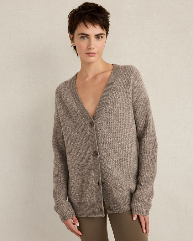 Cashmere Shaker Stitch Cardigan