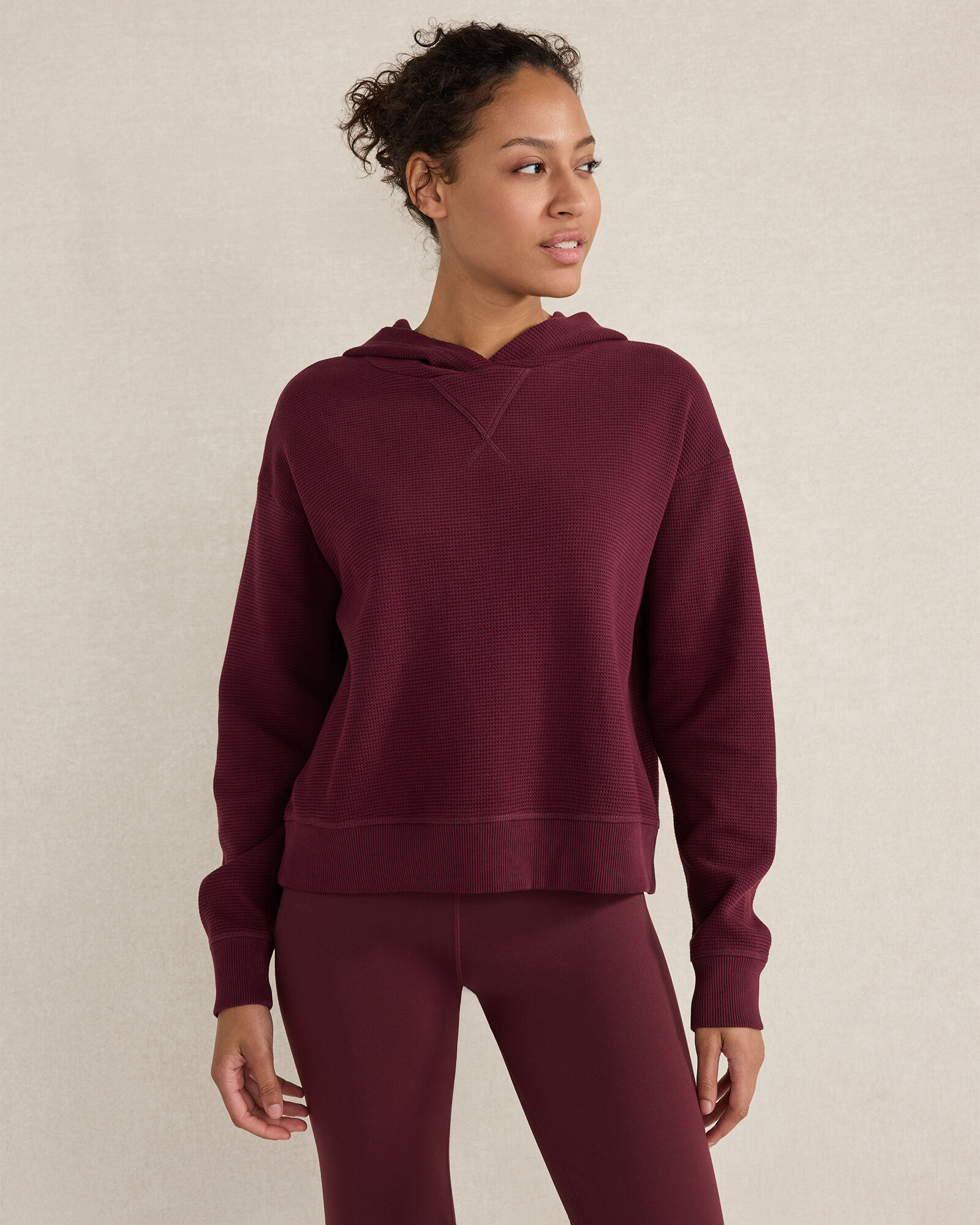 Resti Organic Cotton Waffle Hoodie