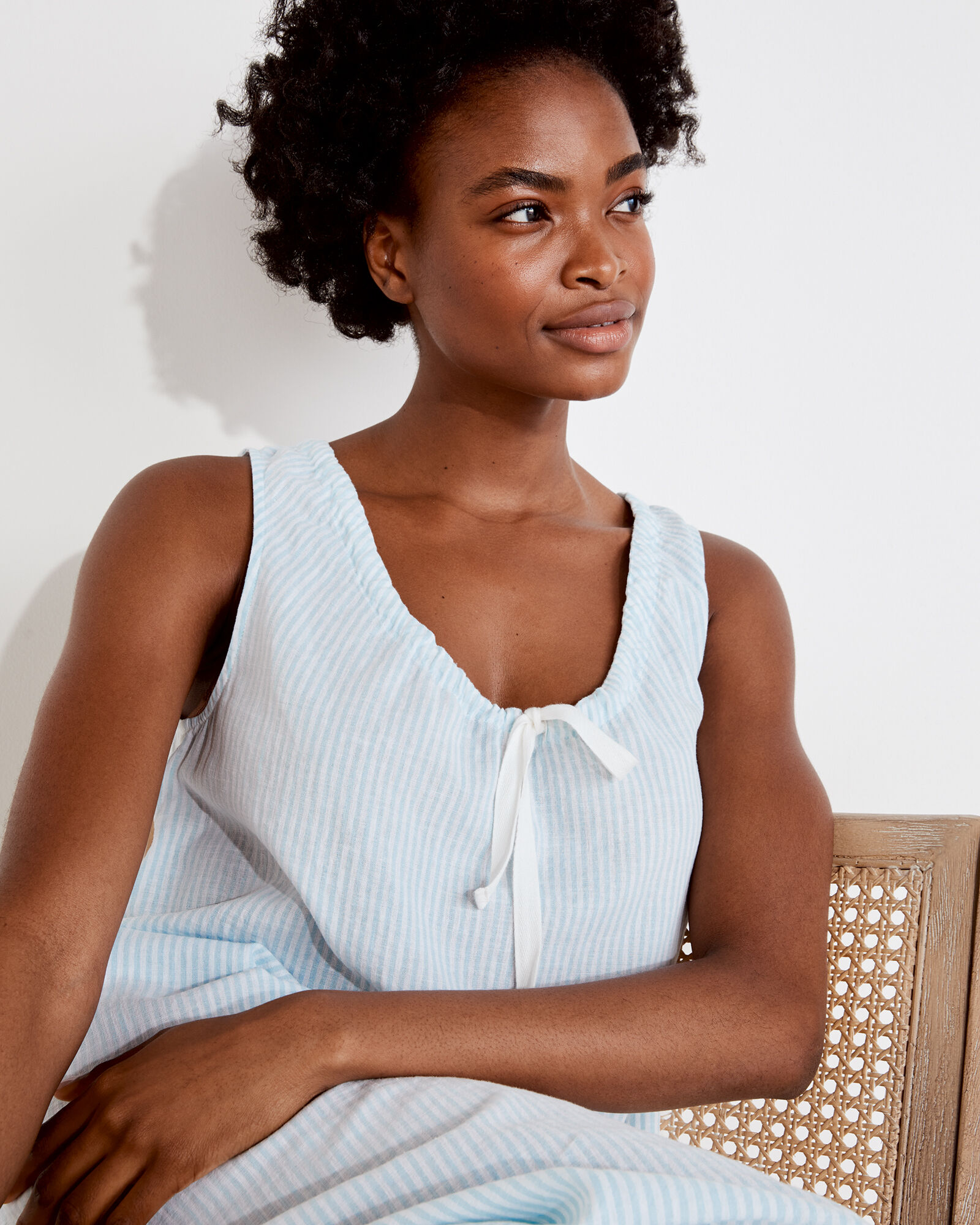 Linen best sale sleep dress