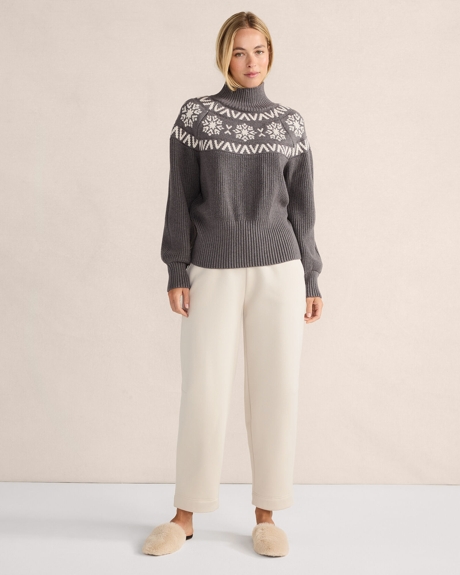 Varley Bowen Fairisle Pullover Sweater