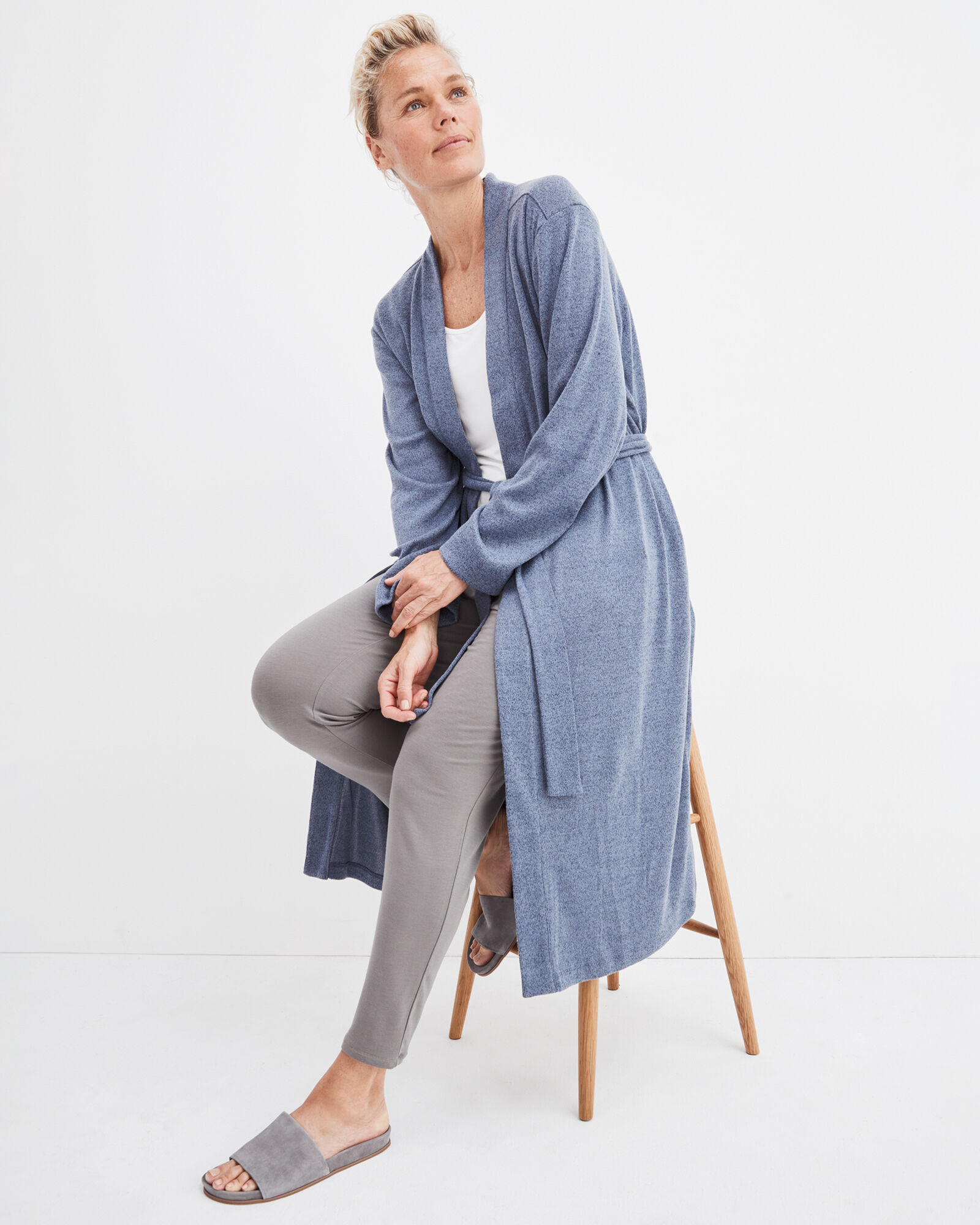 Sweater Knit Robe