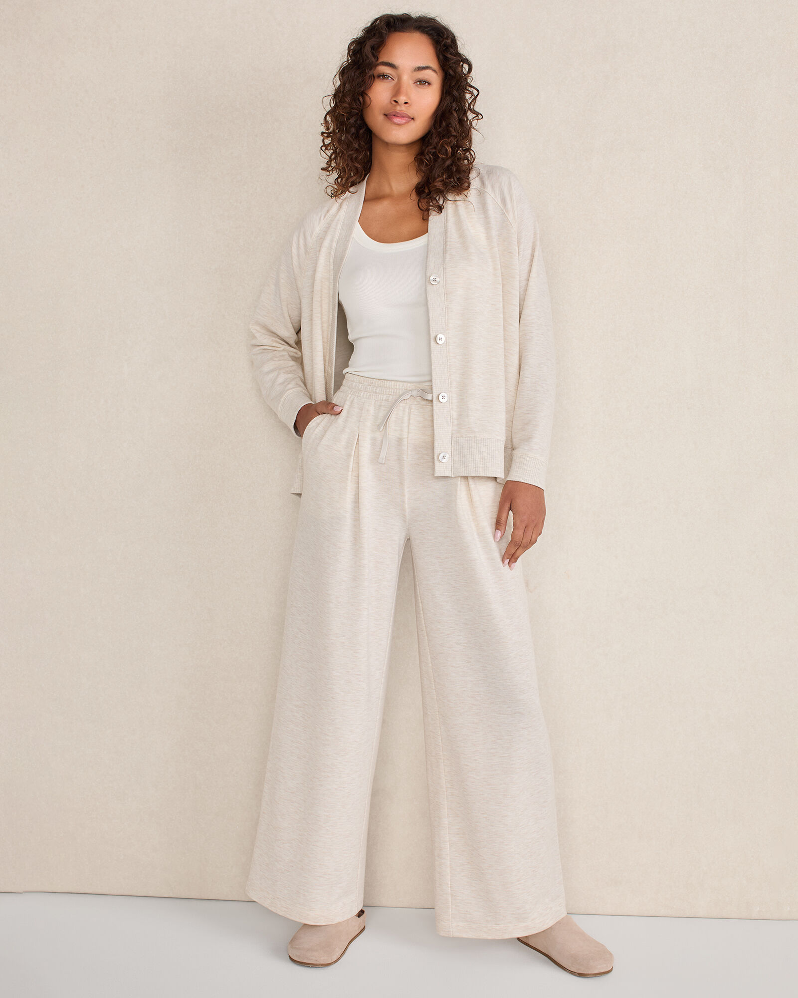 Lightweight Fleece Cardigan