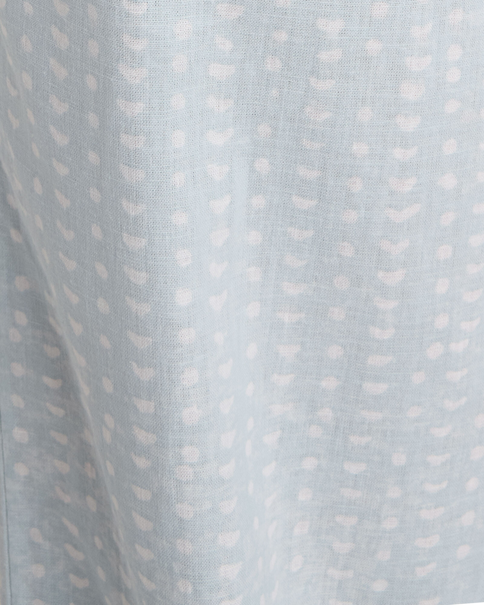 Cotton Linen Faded Dot Pajama Top