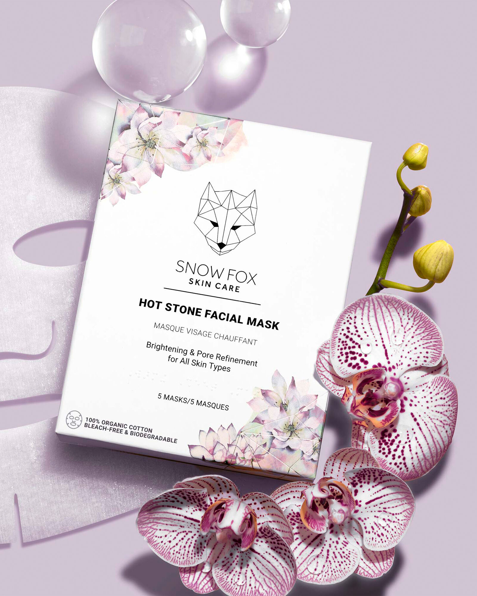 Snow Fox Skincare Hot Stone Facial Mask