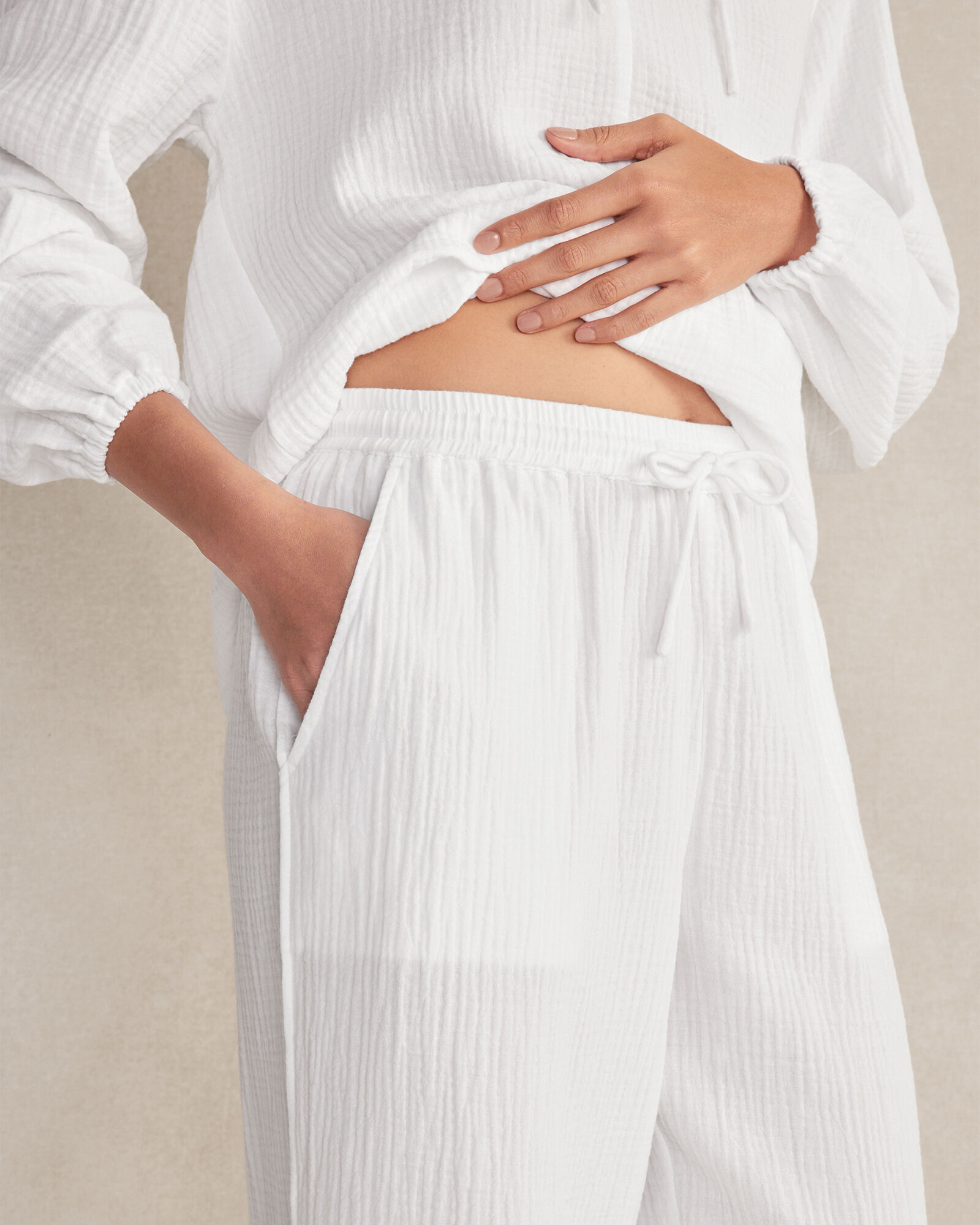 Organic Cotton Gauze Pants | Haven Well Within