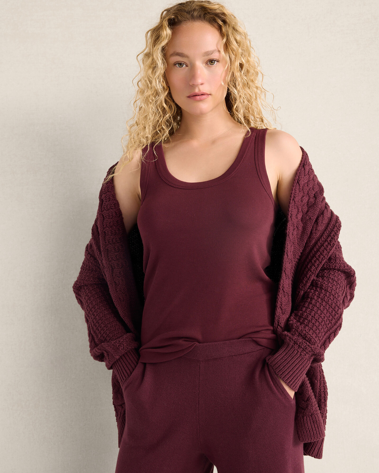 Organic Cotton Scoop Neck Tank