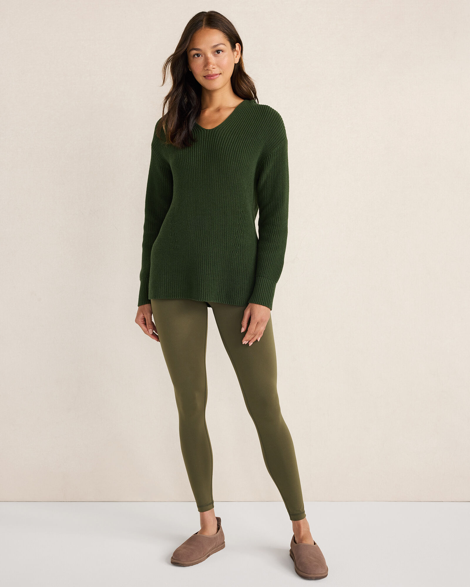 Organic Cotton Shaker Stitch Hoodie