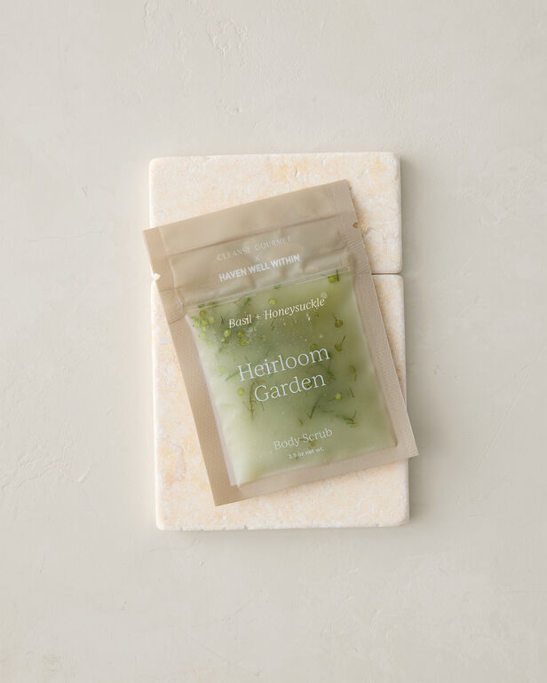 Cleanse Gourmet x Haven Well Within Scrub Pouch