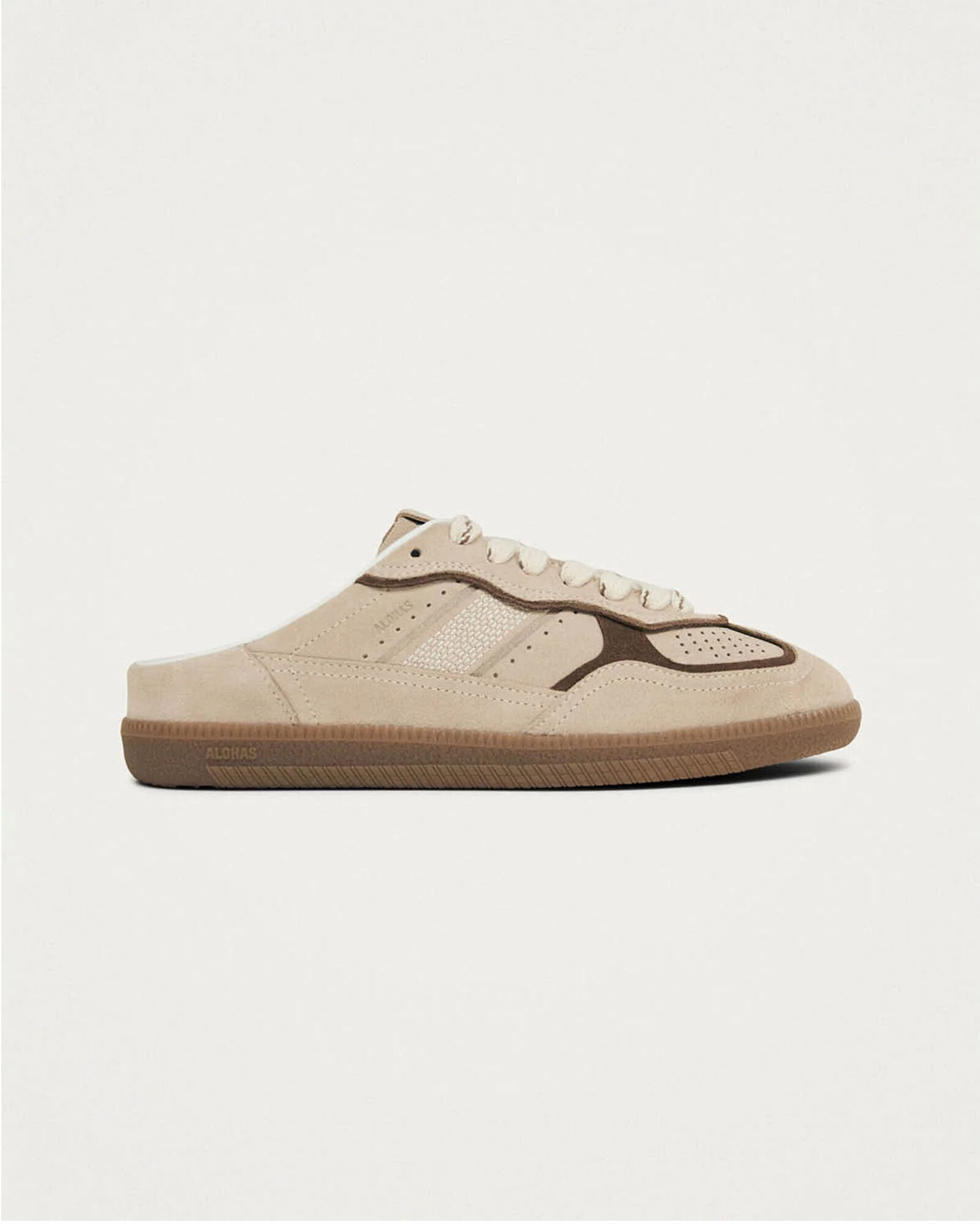 ALOHAS Tb.490 Mule Cream Leather Sneakers