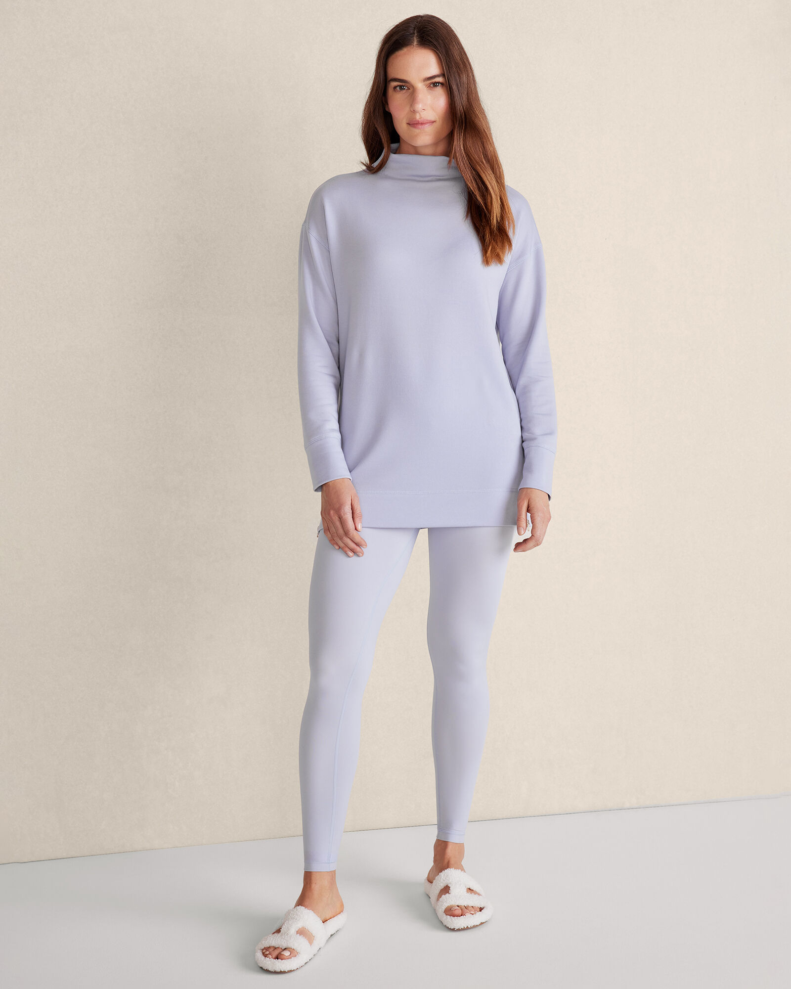 Fleece Side-Zip Mockneck