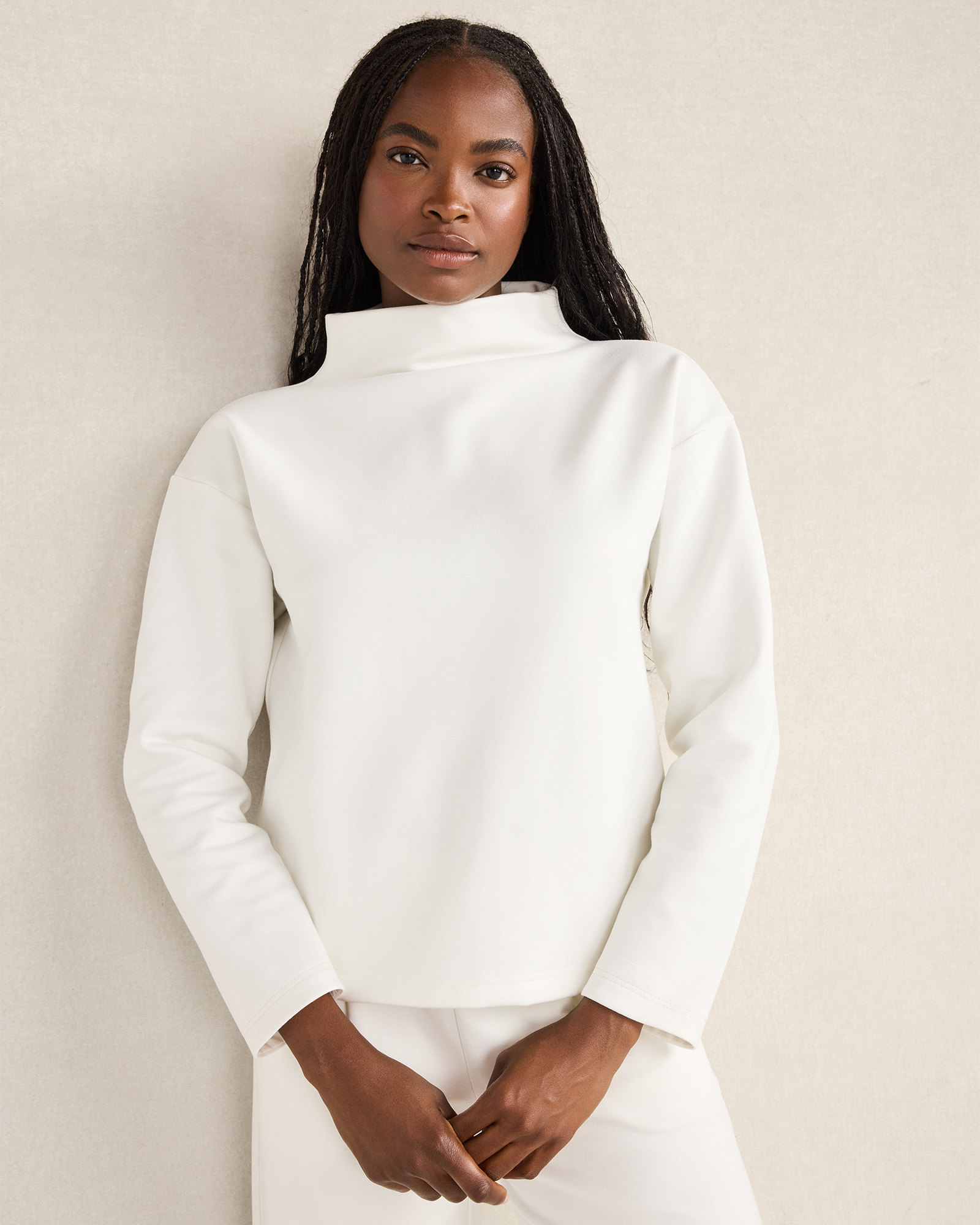 Organic Cotton Stripe Bateau Neck Top | Haven Well Within