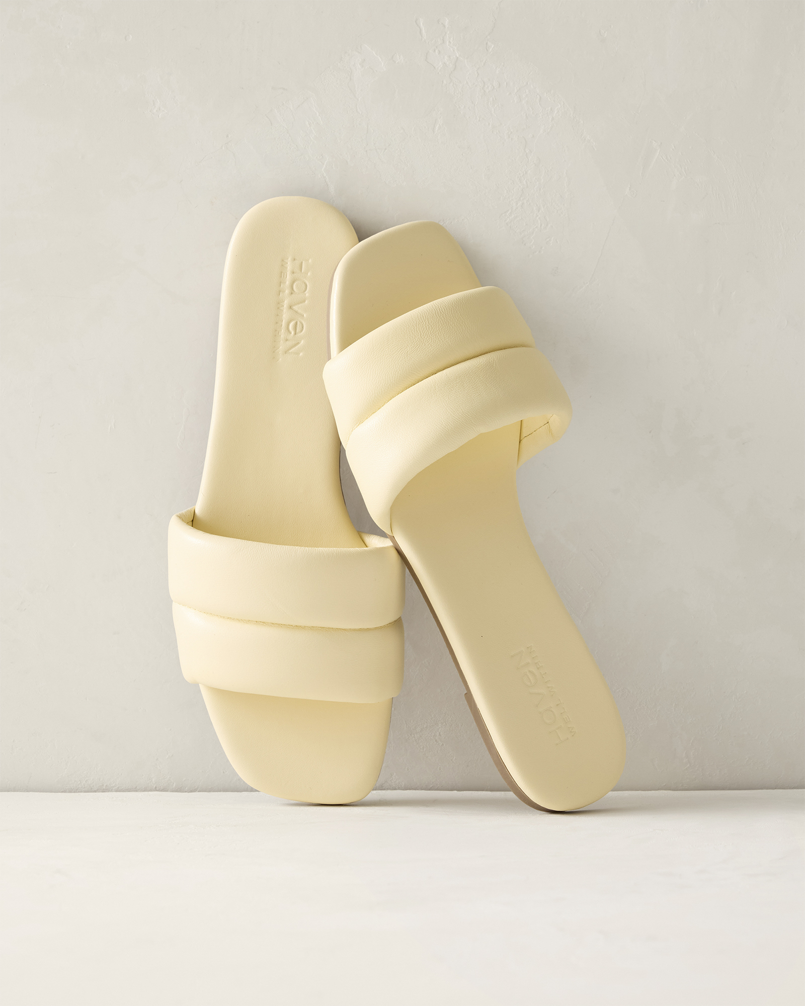 Leather Double Strap Thong Sandals | Haven Well Within
