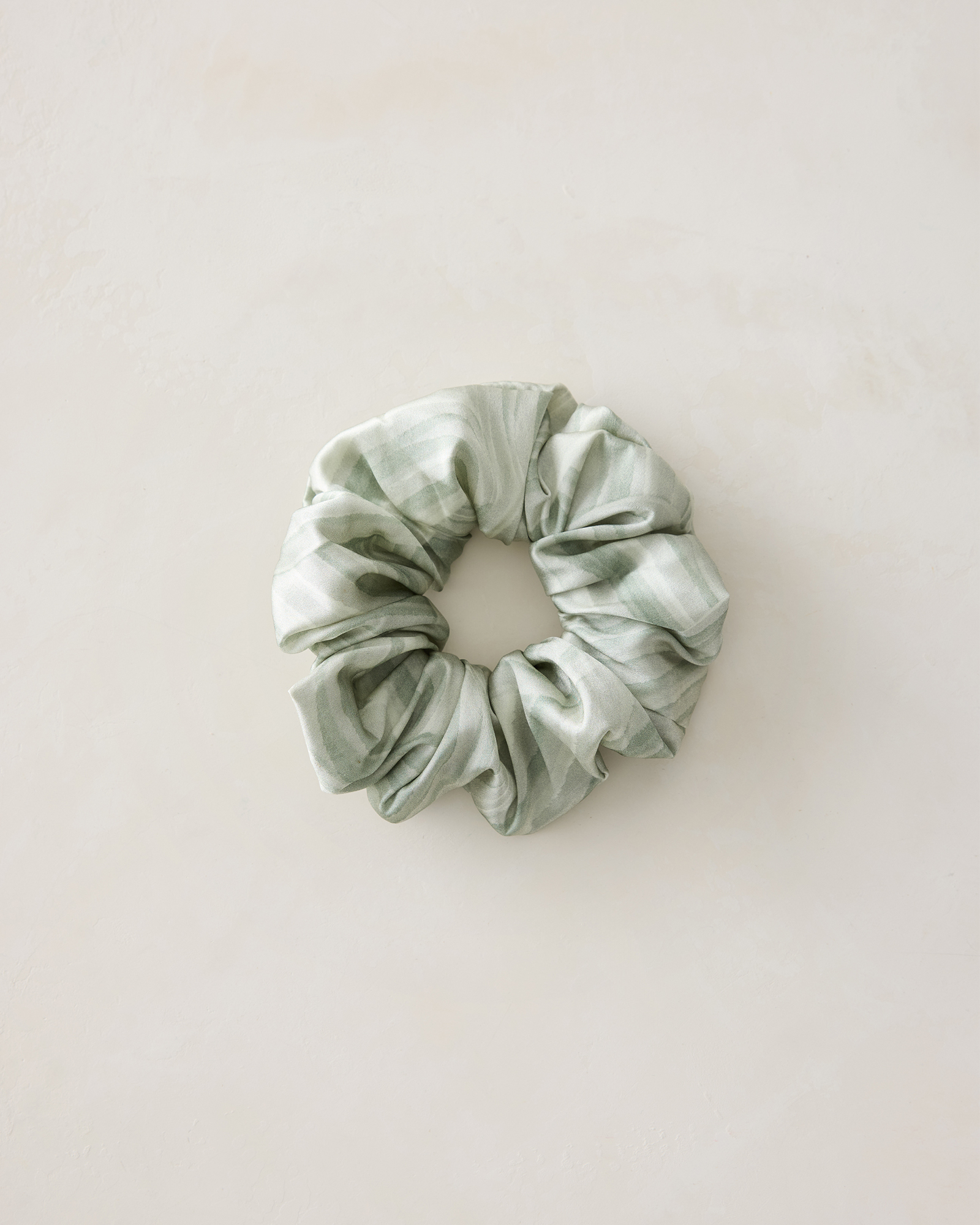 Washable Silk Watercolor Scrunchie Thyme Multicolor 001 15$