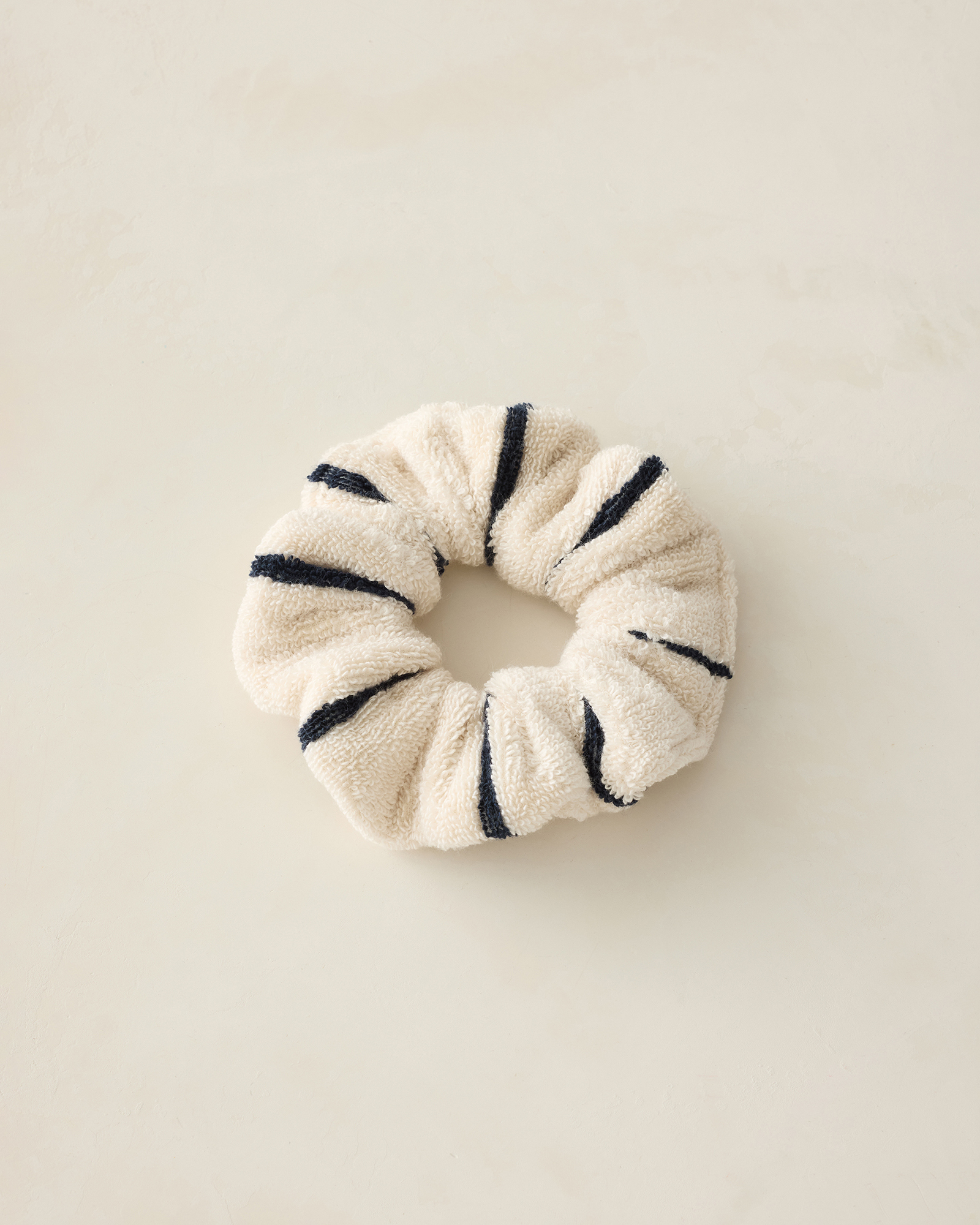 Plush Terry Striped Scrunchie 001 20$