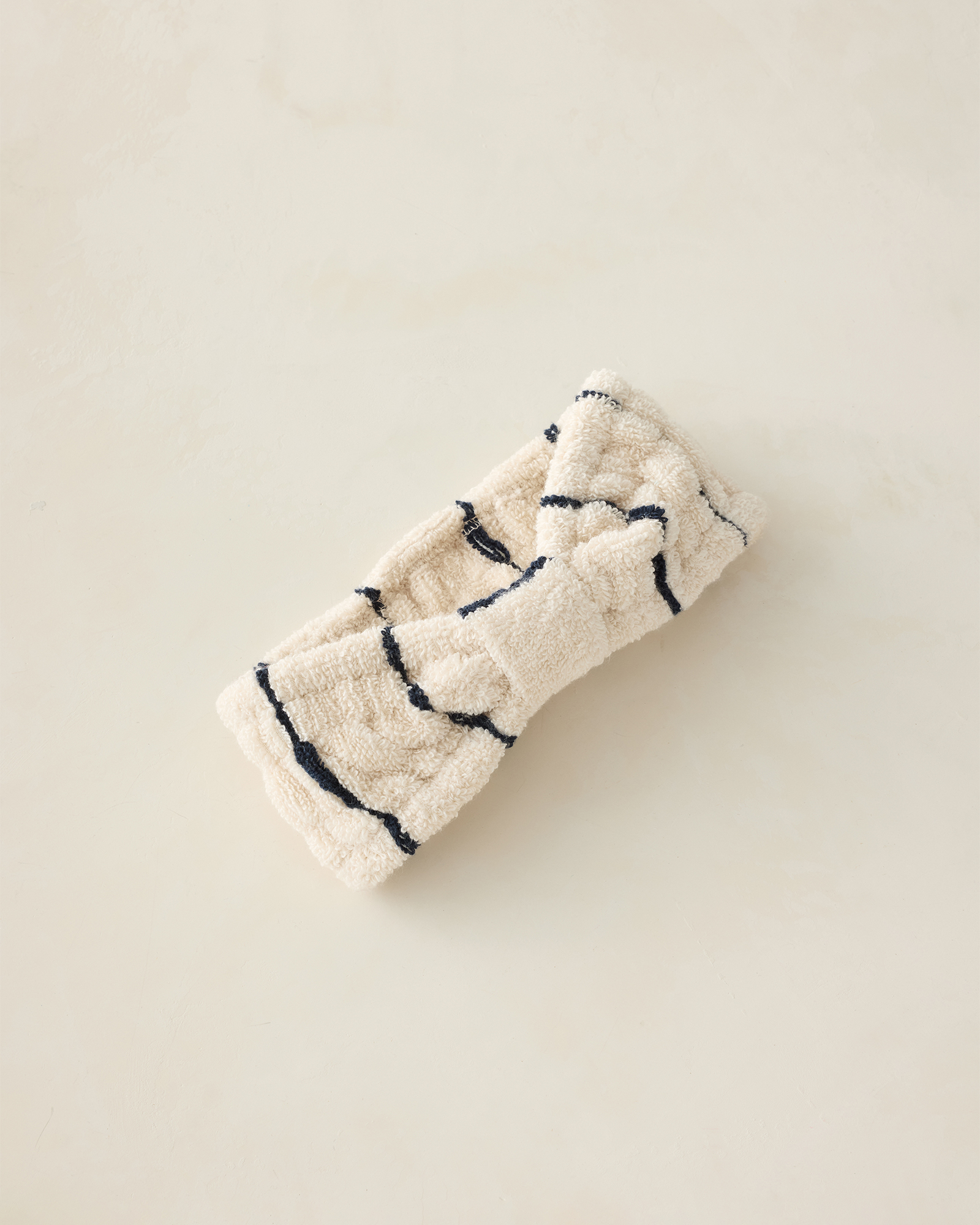 Plush Terry Striped Headband SandstoneNightfall 001 28$