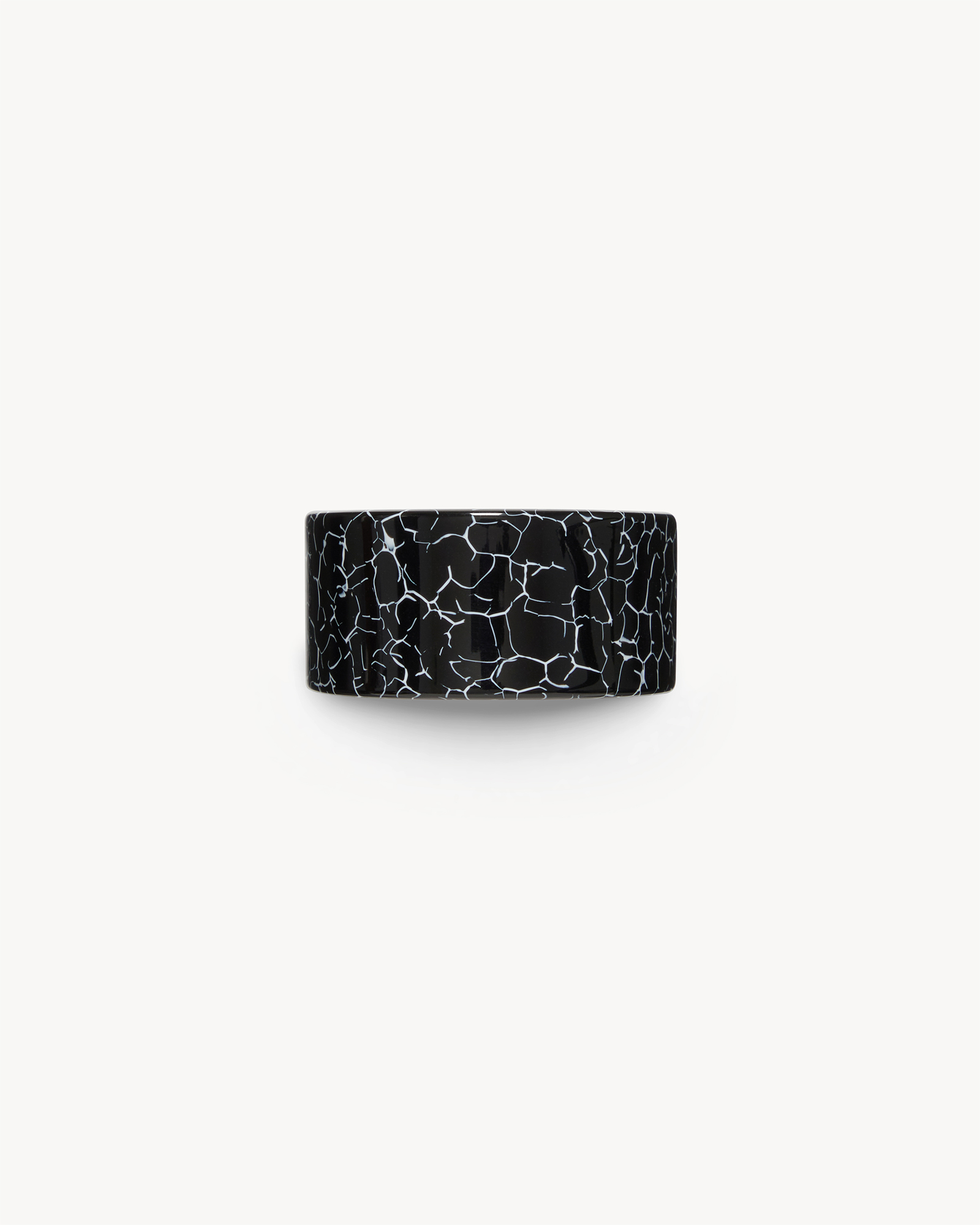 Machete French Pony Hair Barrette Black Marble 001 65$