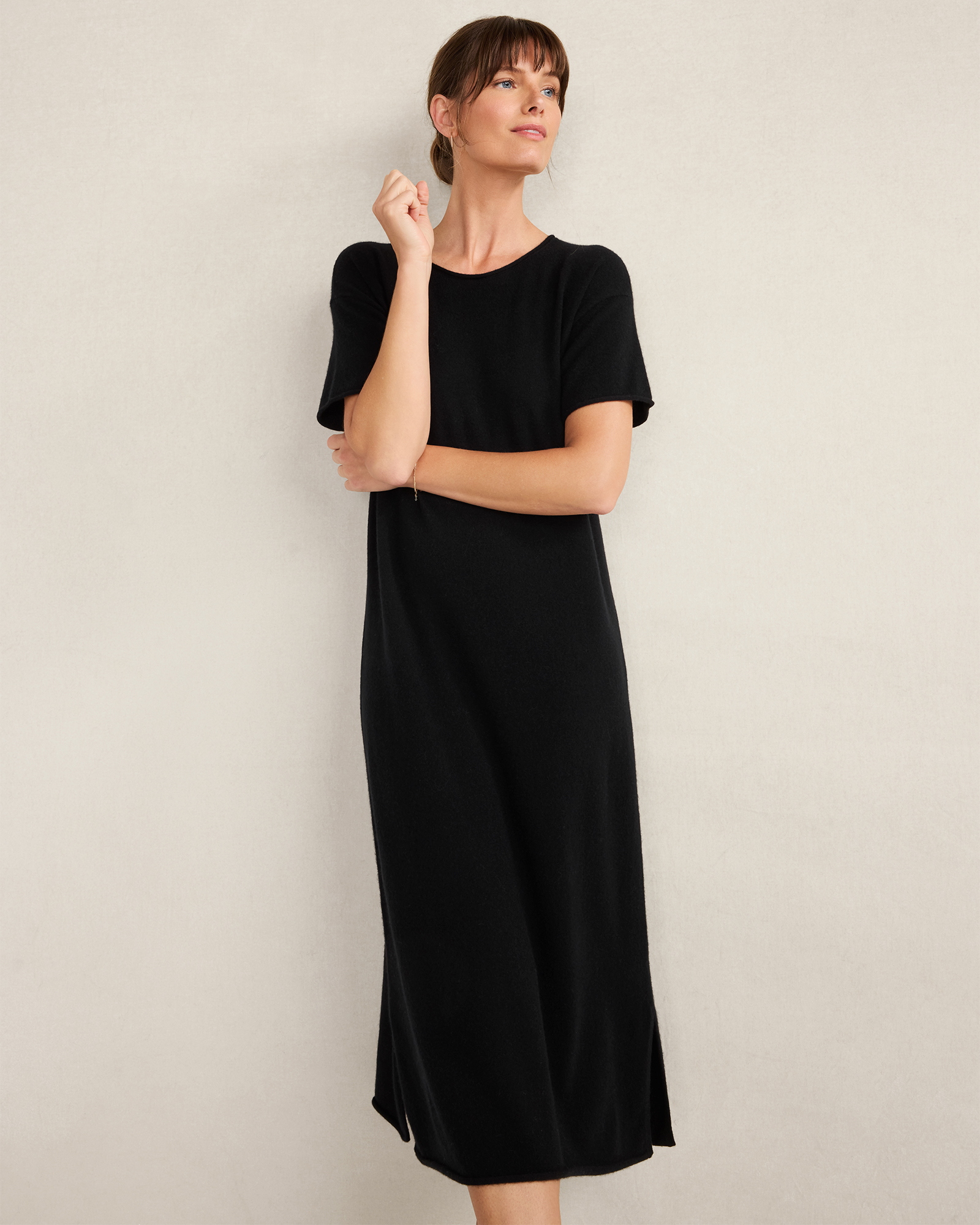 Cashmere T-Shirt Dress Black XS 230$