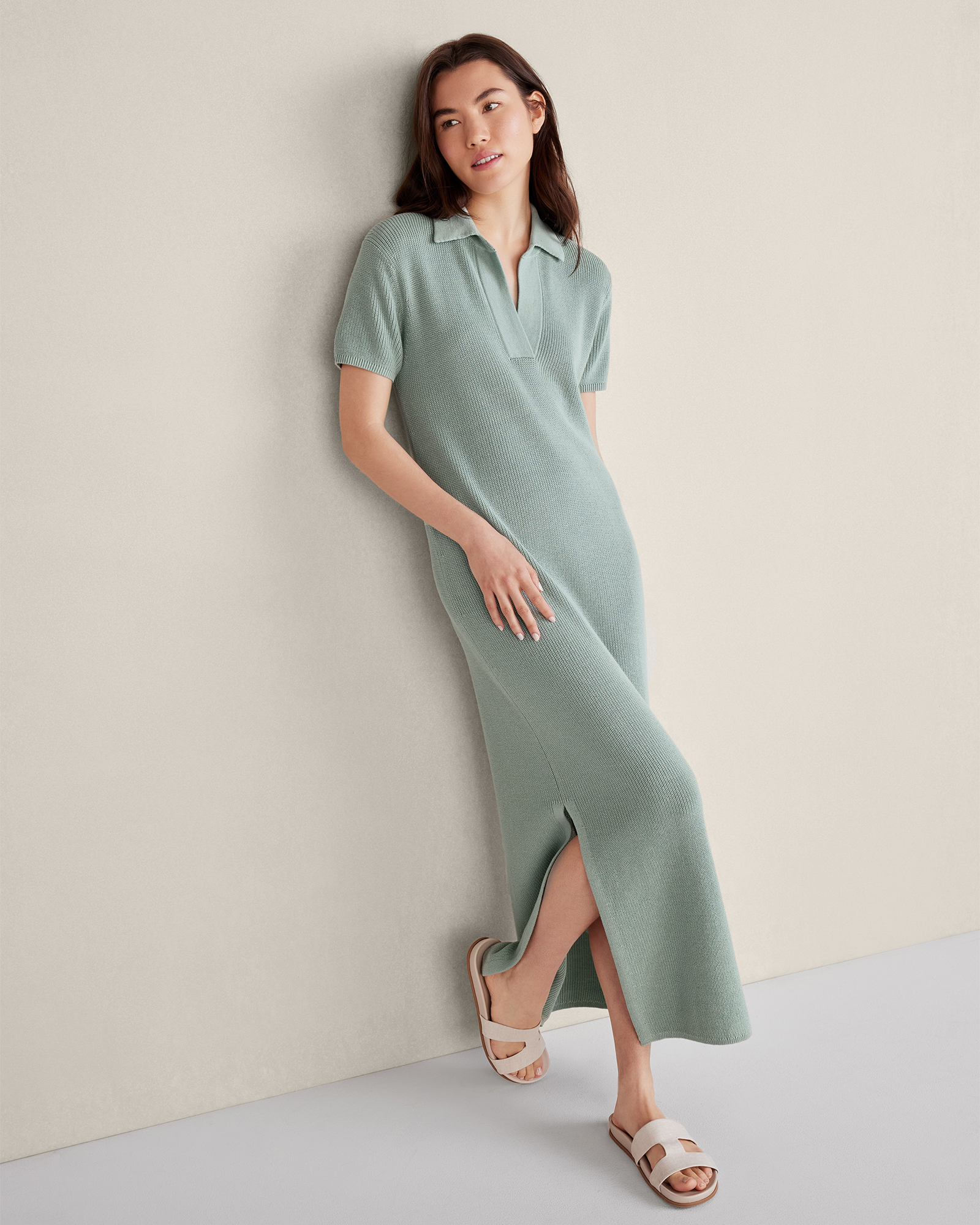 Organic Cotton Open Stitch Dress | Haven Well Within