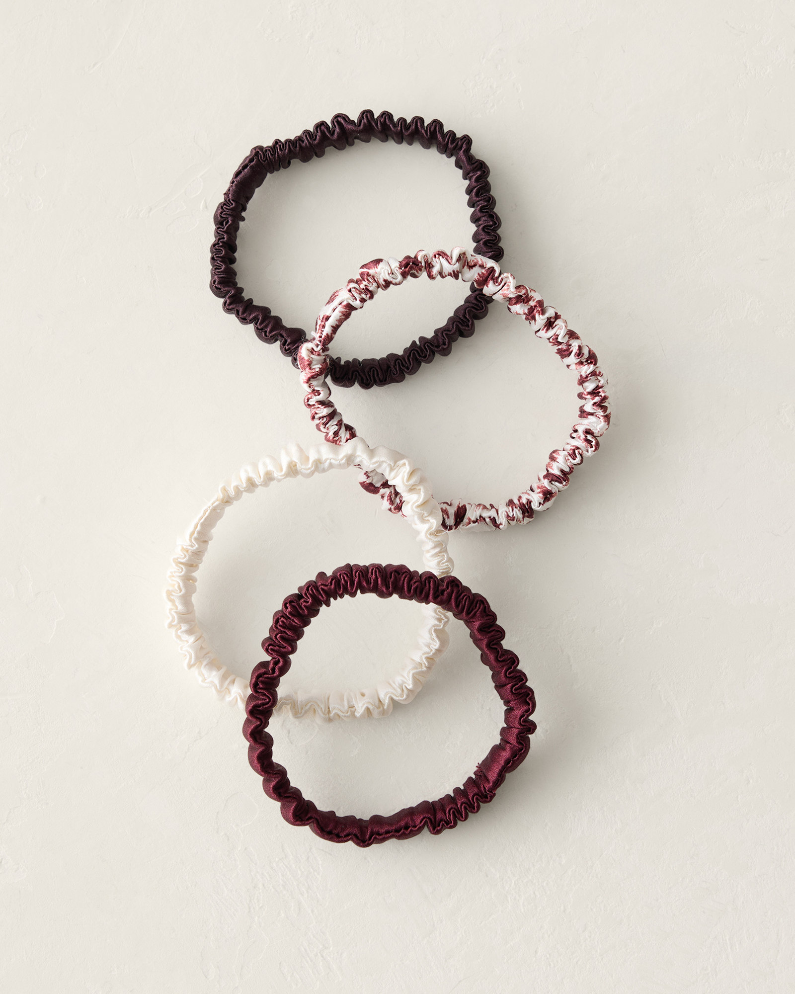 Washable Silk Hair Ties Animal Dot Multi 001 34$