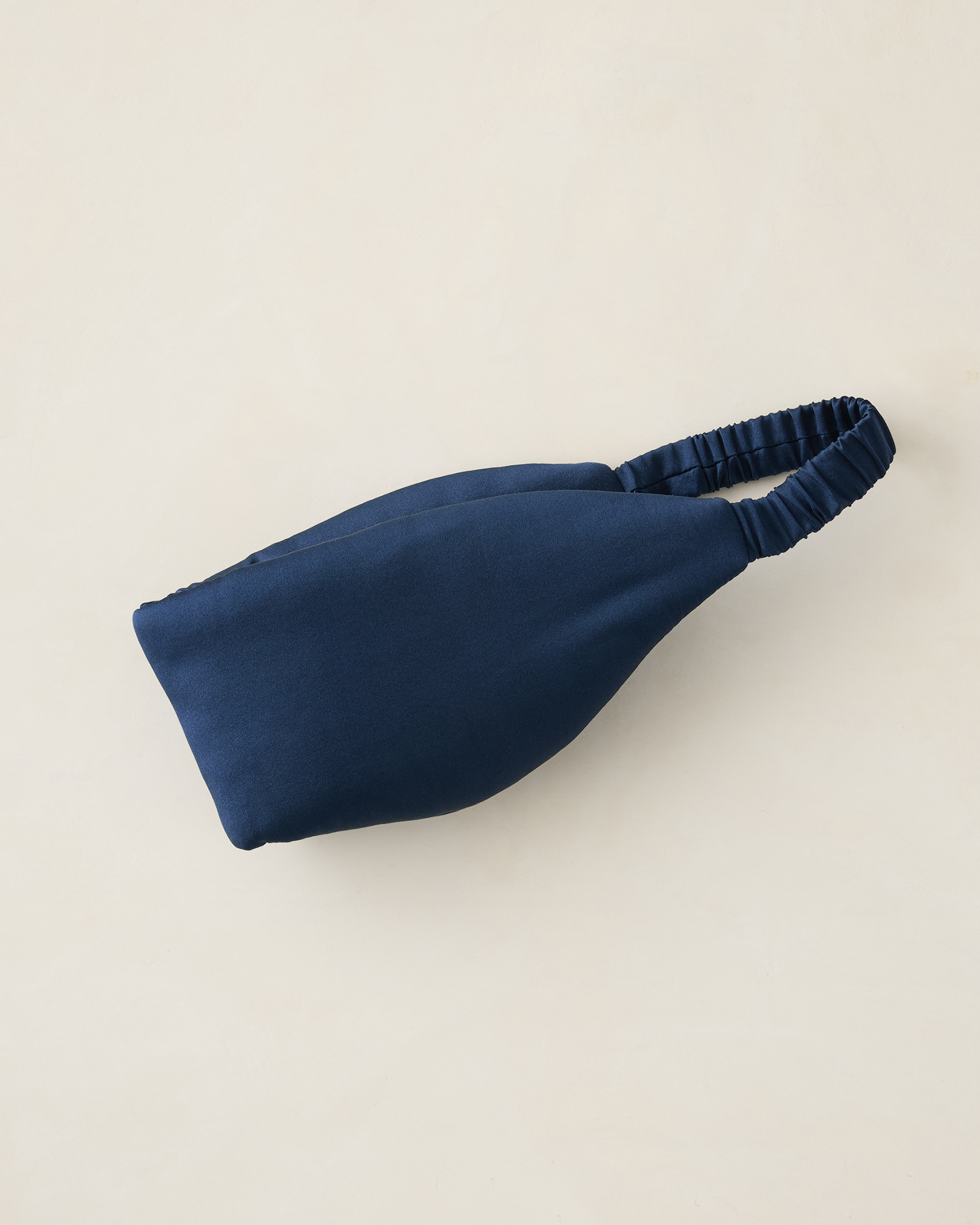 Washable Silk Puffer Eye Mask True Navy 42$