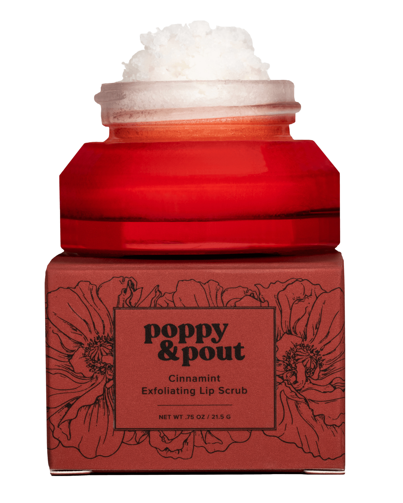 Poppy Pout Lip Scrub 15$