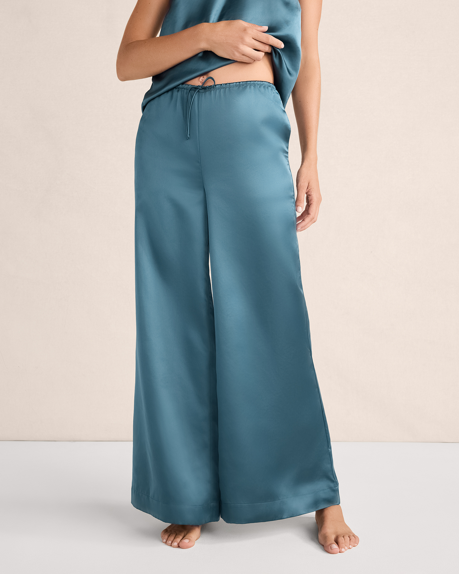 Silky Drawstring Pants | Haven Well Within