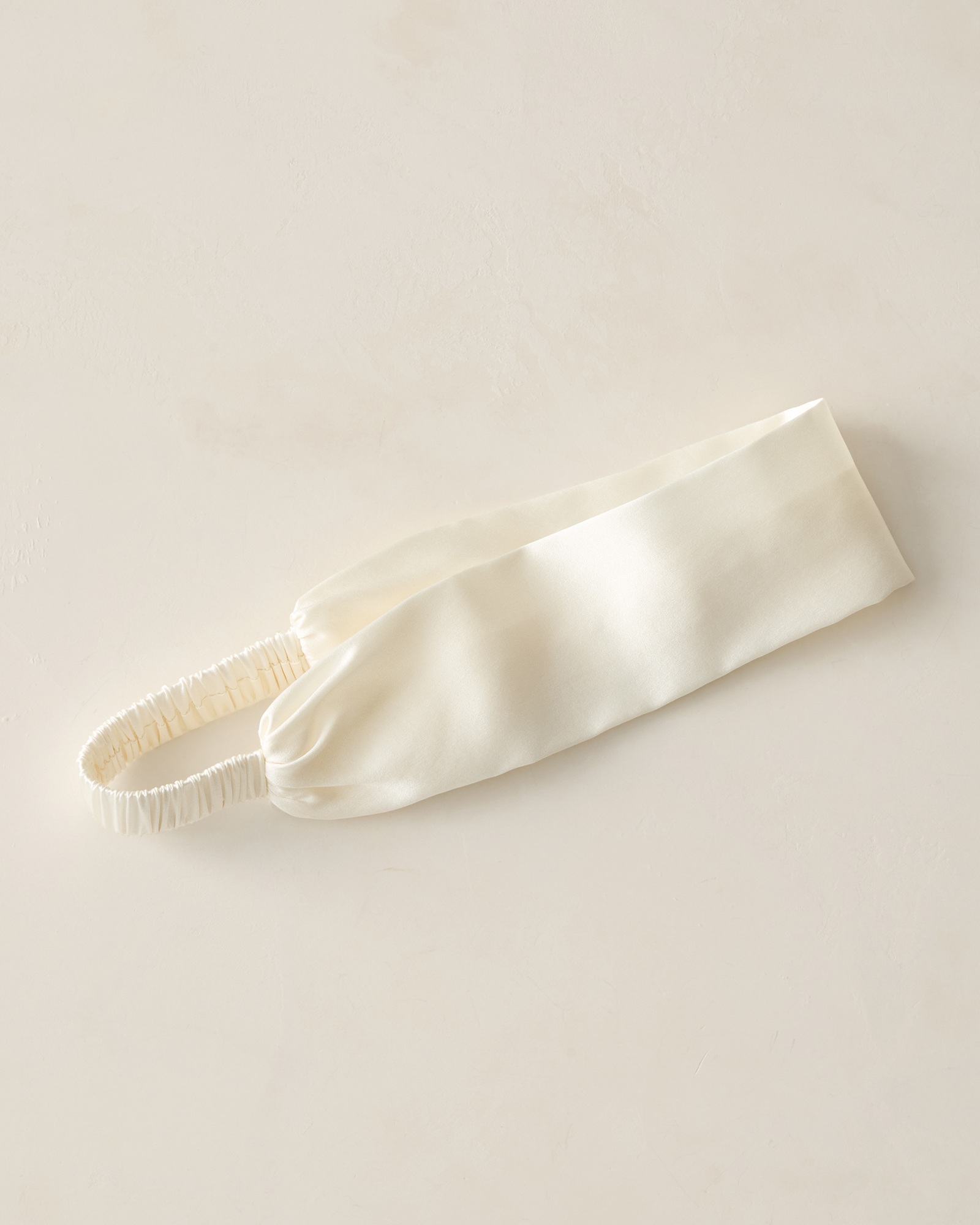 Washable Silk Headband White 001 28$