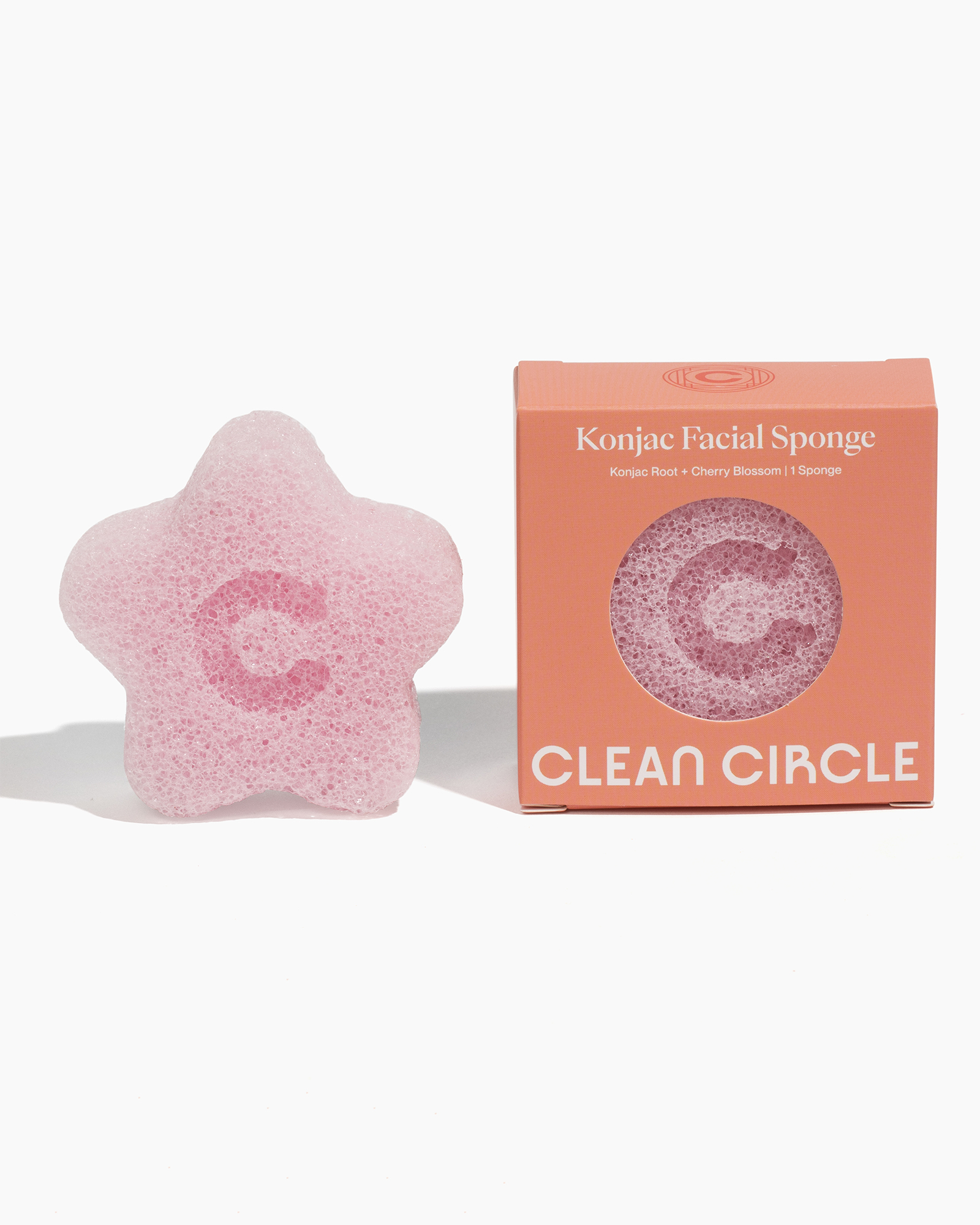 Clean Circle Konjac Facial Sponge $10