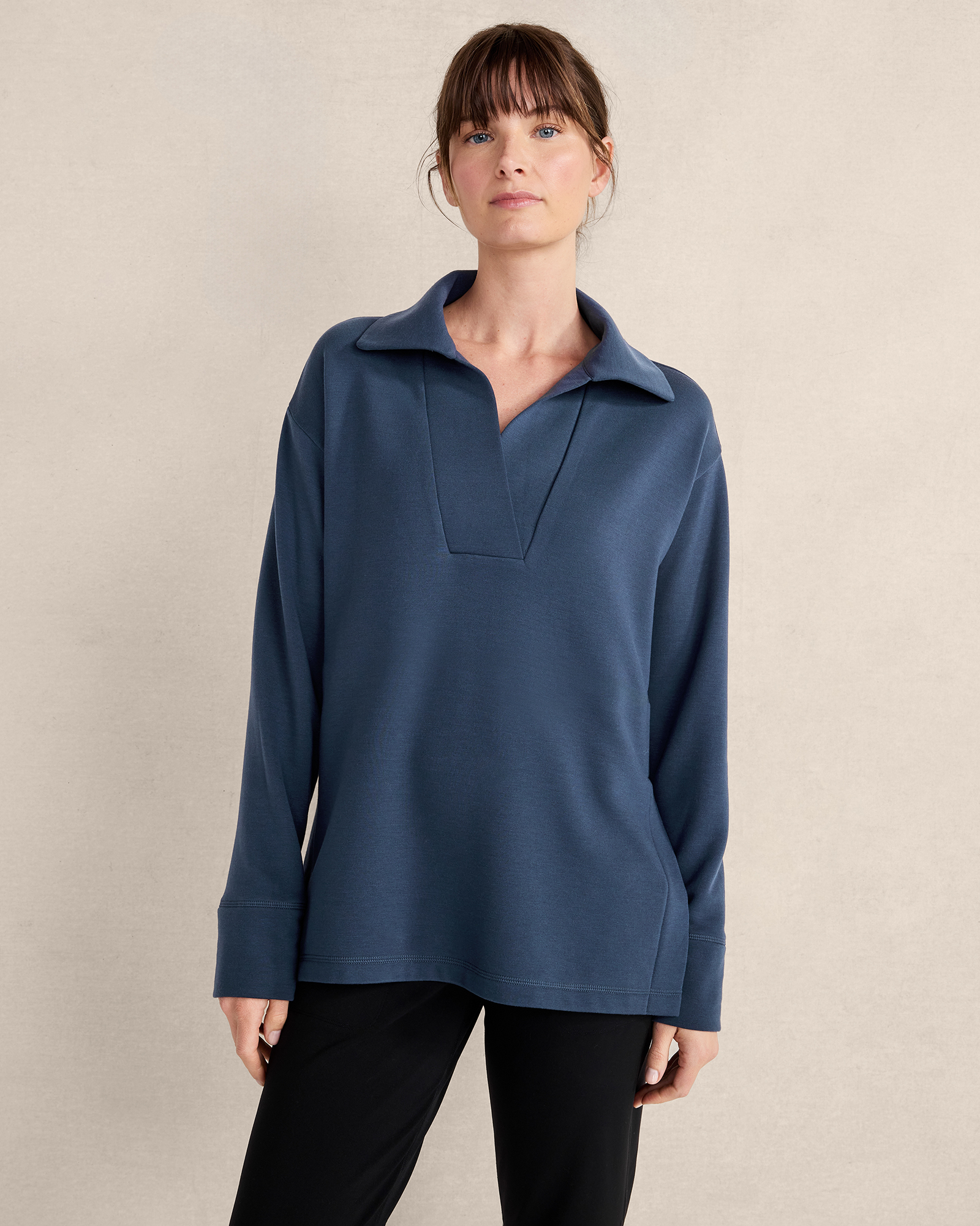 Cozy Fleece Half-Zip Tunic | Haven Well Within