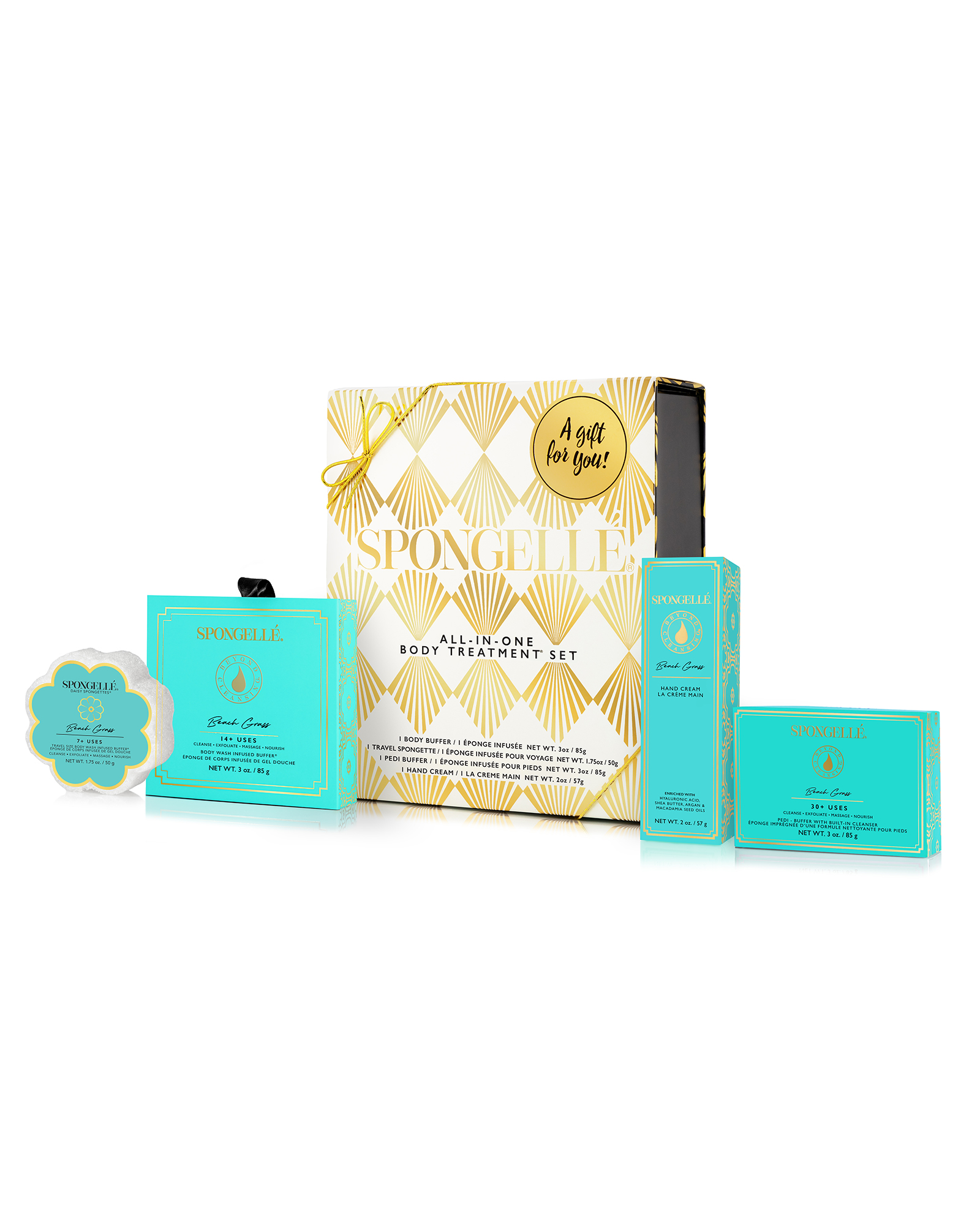 Spongell Spongell Beach Grass All-In-One Body Treatment Set 58$