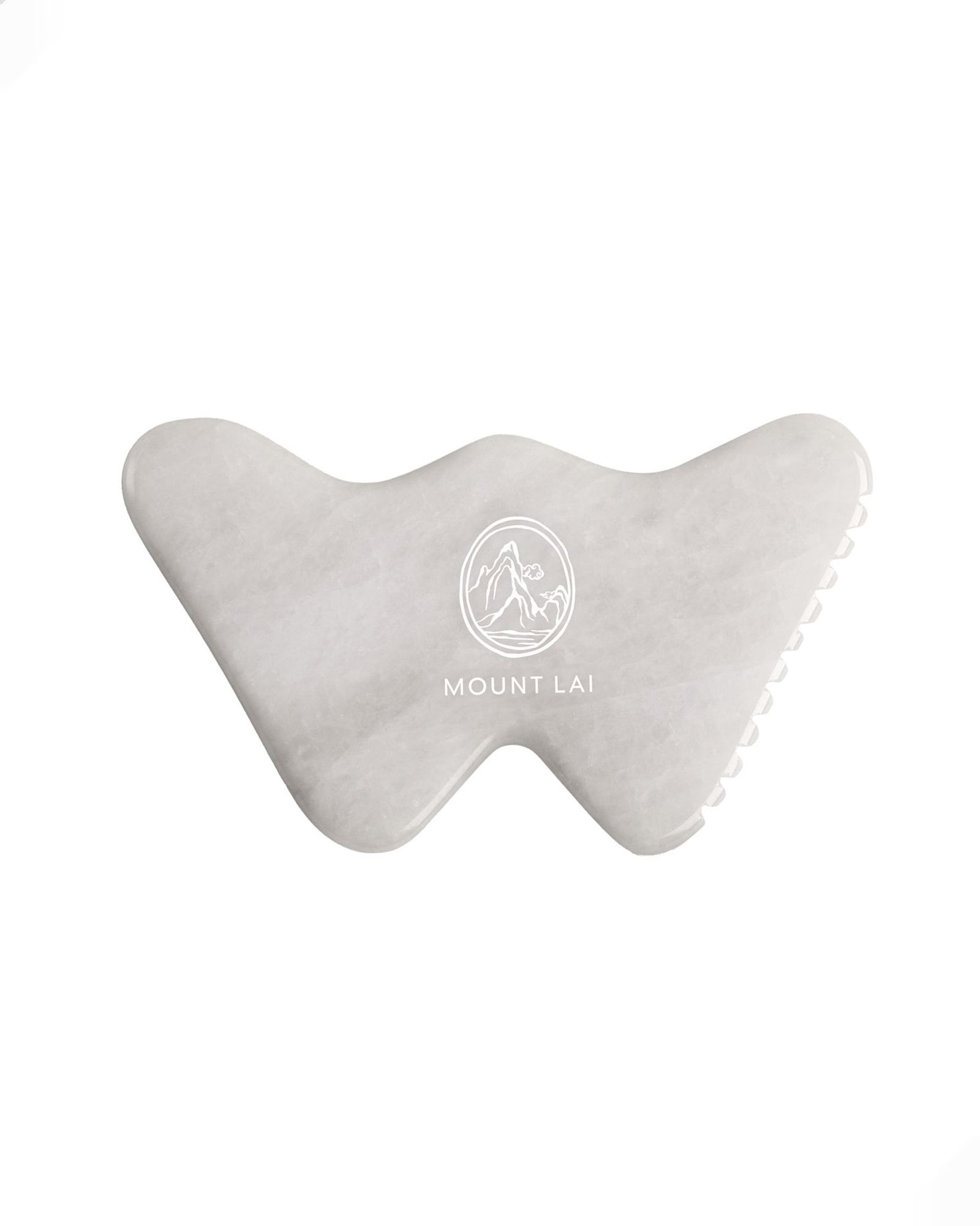 Mount Lai Vitality Qi White Jade Gua Sha Sculpting Tool 68$