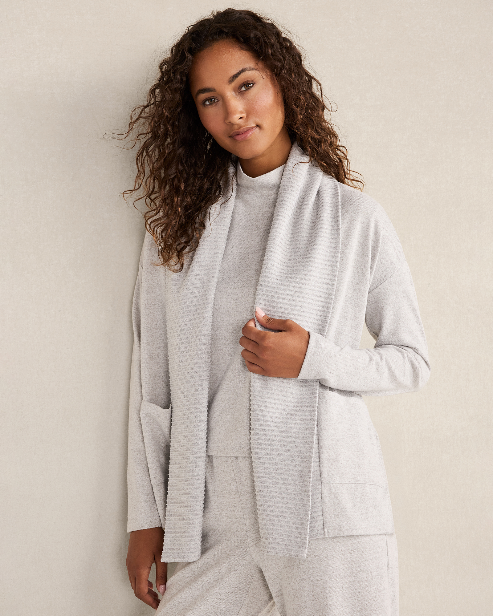 Marled Knit Polo Sweater | Haven Well Within