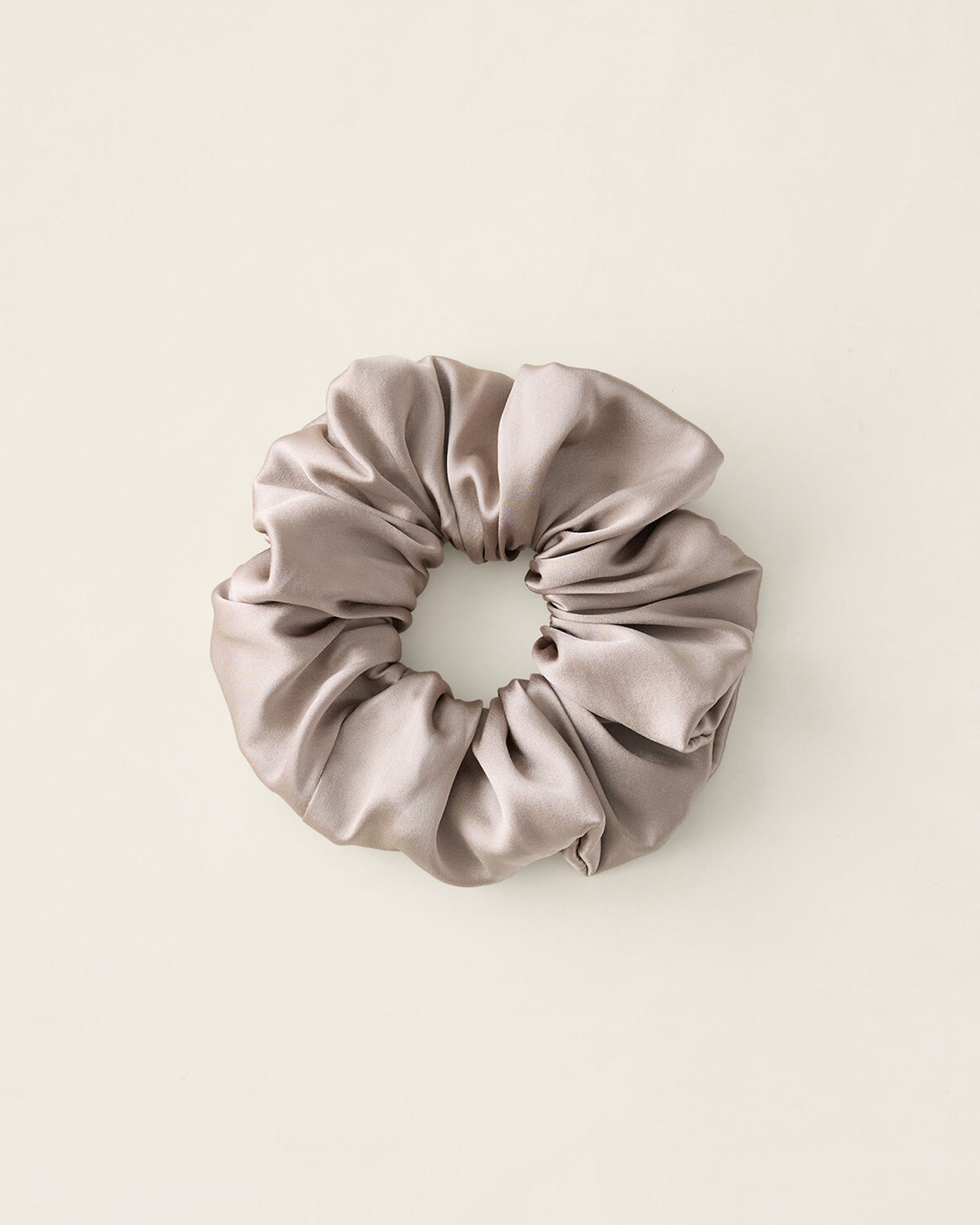 Washable Silk Scrunchie | Porcini | 001