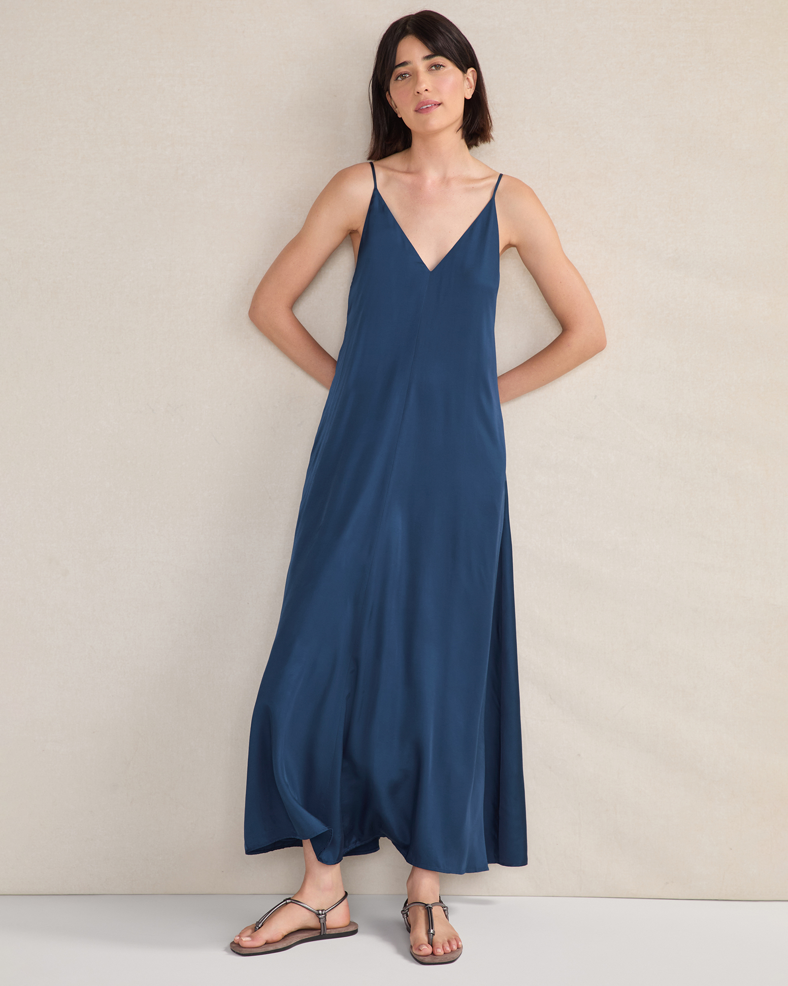 Silky Maxi Dress | Twilight | Large