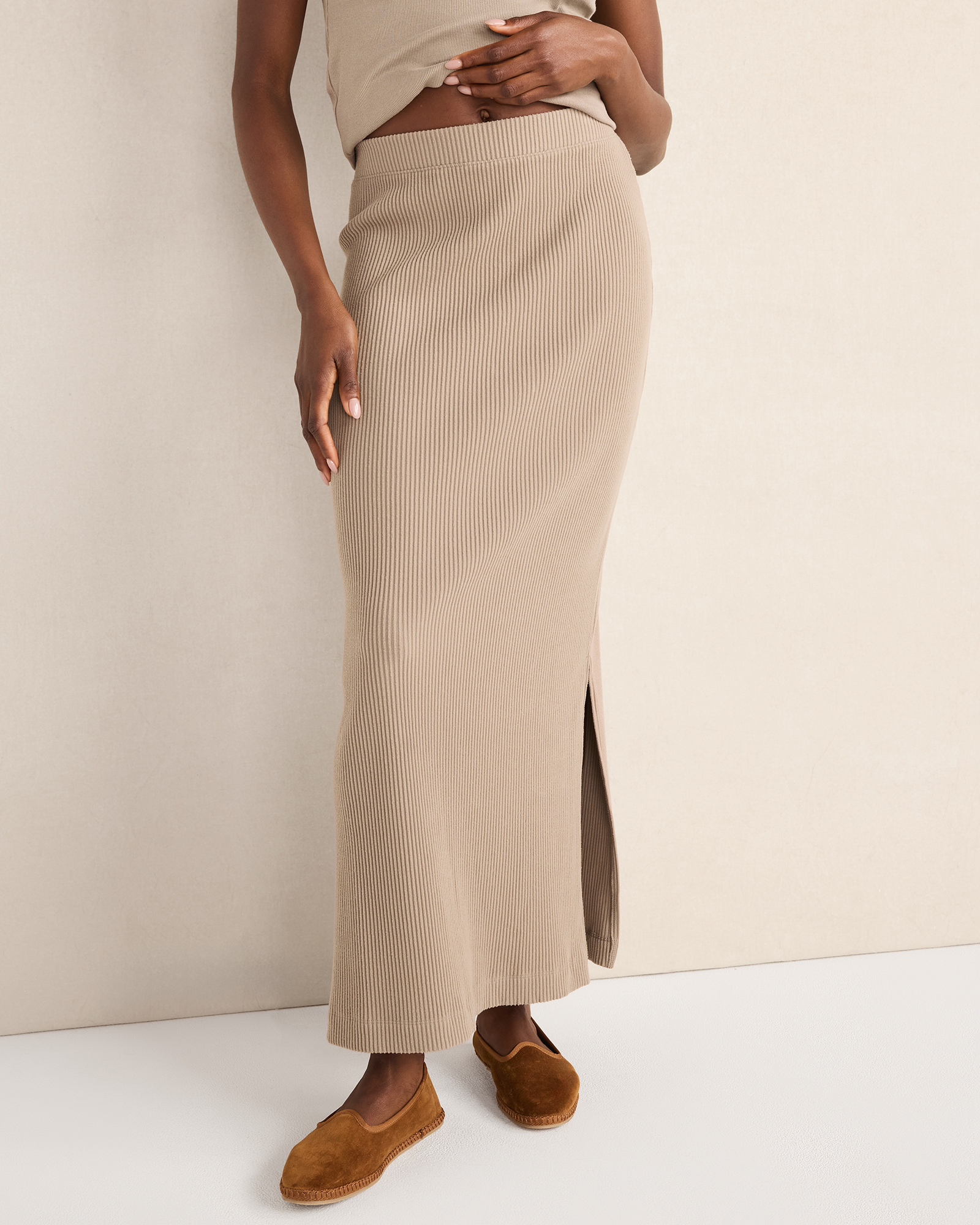Ottoman Rib Pencil Skirt Nightengale Medium 70$