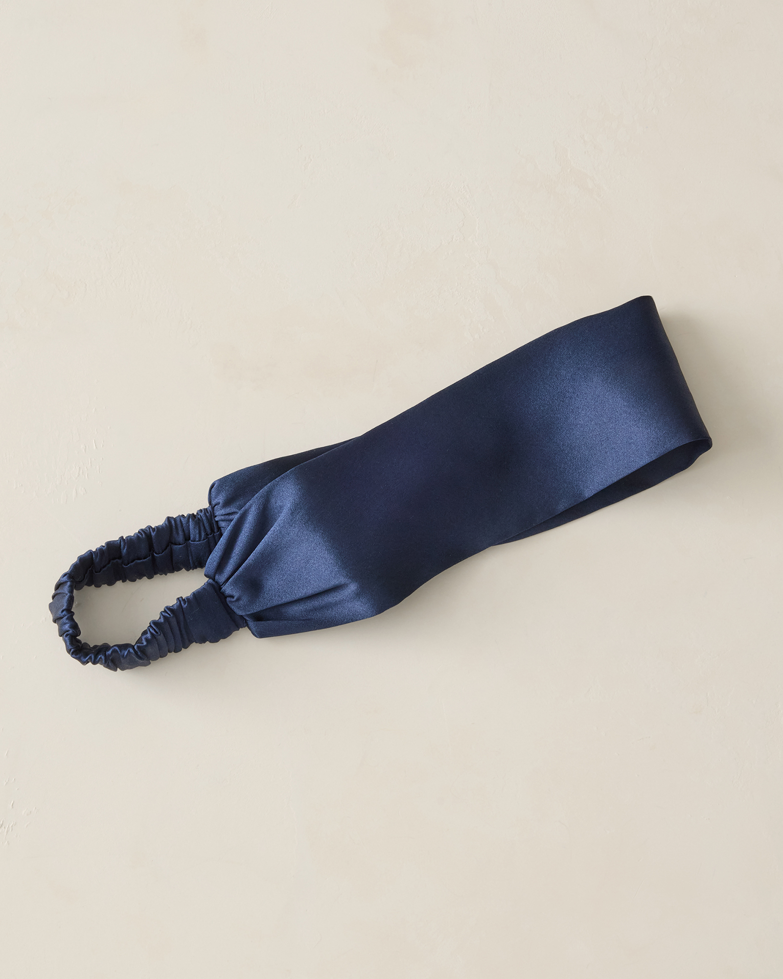 Washable Silk Headband True Navy 001 28$