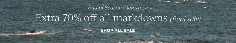 End of Season Clearance: Extra 70% off all markdowns (final sale). Shop All Sale! 