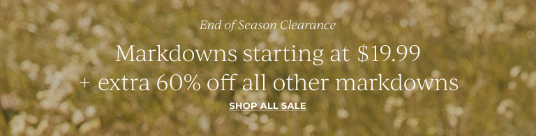 Extra 60% off all markdowns. Shop Now