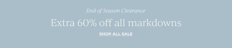End of Season Clearance: Extra 60% off all markdowns 