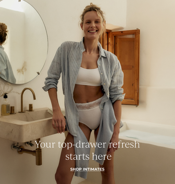 Your top-drawer refresh starts here. Shop intimates.