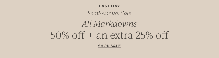 Last Day: 25% Off Entire Purchase. Shop now.